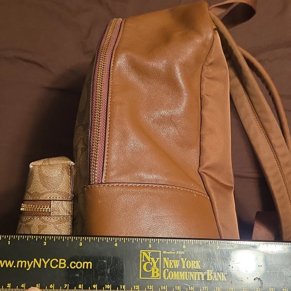 Coach Signature Small Backpack in Brown